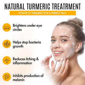Healov turmeric body scrub texture on spoon, exfoliates and smooths skin