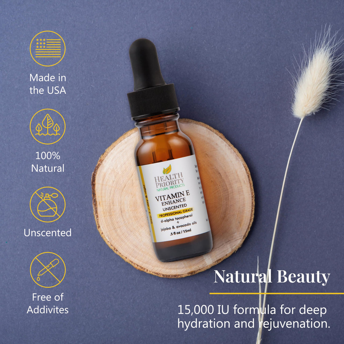Health Priority Naturals applying serum to face illustrating targeted moisturizing and layering benefit
