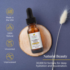 Health Priority Naturals smoothing oil through hair ends for shine and control