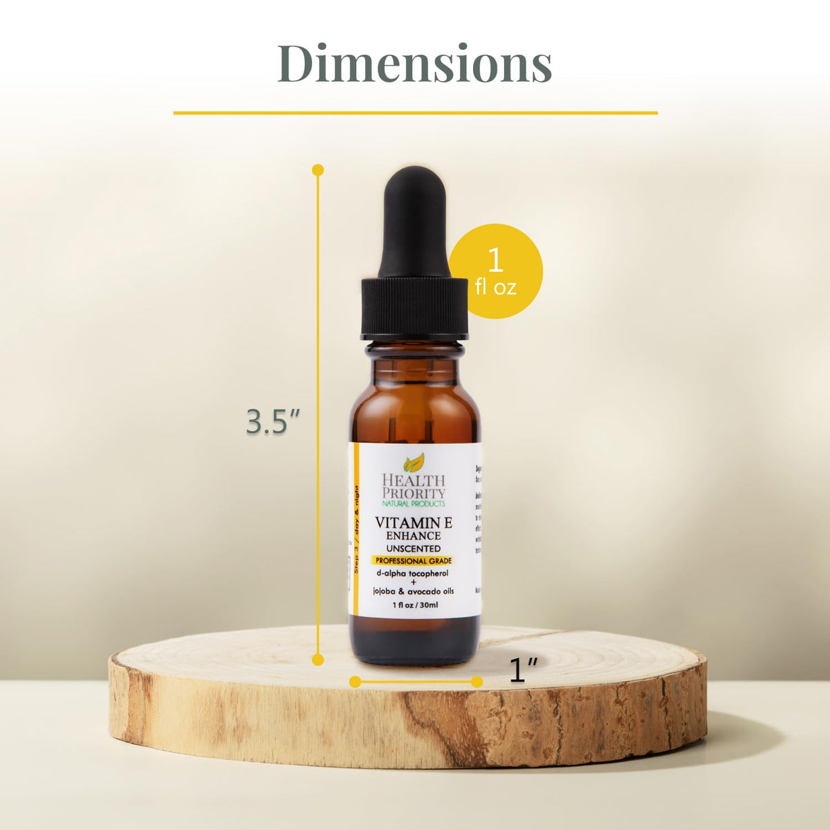 Health Priority Naturals oil texture drop on fingertip demonstrating smooth absorption