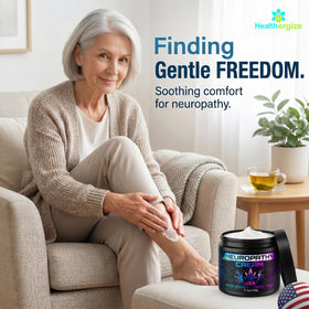 Healthergize hemp oil detail emphasizing deep nourishment benefit