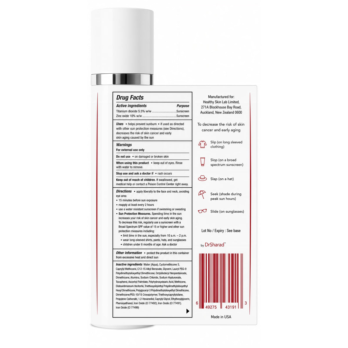 Healthy Skin Lab in a morning routine scene illustrating quick daily use