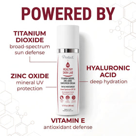Healthy Skin Lab texture close-up highlighting lightweight, blendable formula