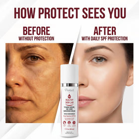 Healthy Skin Lab tube cap detail emphasizing easy, controlled dispensing