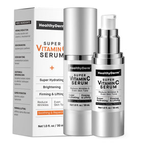HealthyDerm front packaging showing product and benefits