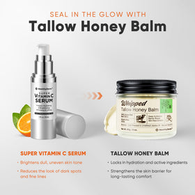HealthyDerm serum applied on hand demonstrating smooth, fast-absorbing finish