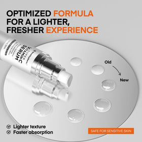 HealthyDerm bottle next to common items for size and practical scale