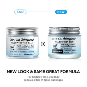 HealthyDerm texture close-up swirl highlighting rich balm consistency and absorbency