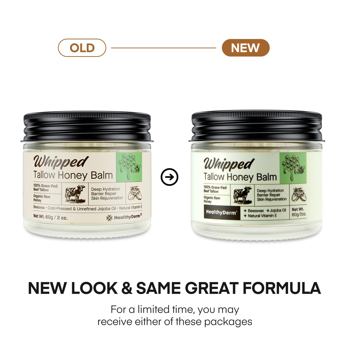 HealthyDerm whipped texture close-up showing lightweight absorption benefit