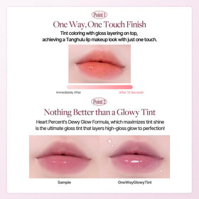 Heart Percent duo Glowy Rings inside box showing added styling benefit