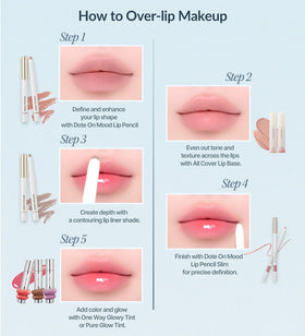 Heart Percent in cosmetic bag lifestyle shot conveying everyday convenience benefit