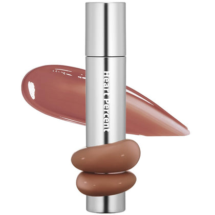 Heart Percent front packaging of Teddy Mocha showing shade and glossy finish benefit