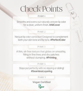 Heart Percent soft gray primer texture swiped on skin highlighting smooth, velvety finish