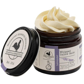 Hearth and Homestead jar front view showing compact moisturizer for travel