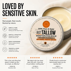 Hearthical label close-up highlighting halal, grass-fed details and trust