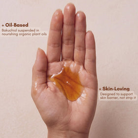 Hearthical serum texture on skin, showing quick absorption and lightweight feel