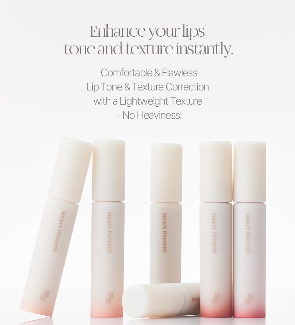 Heart Percent lips Vanilla Beige closeup revealing smooth neutralized canvas for perfect color