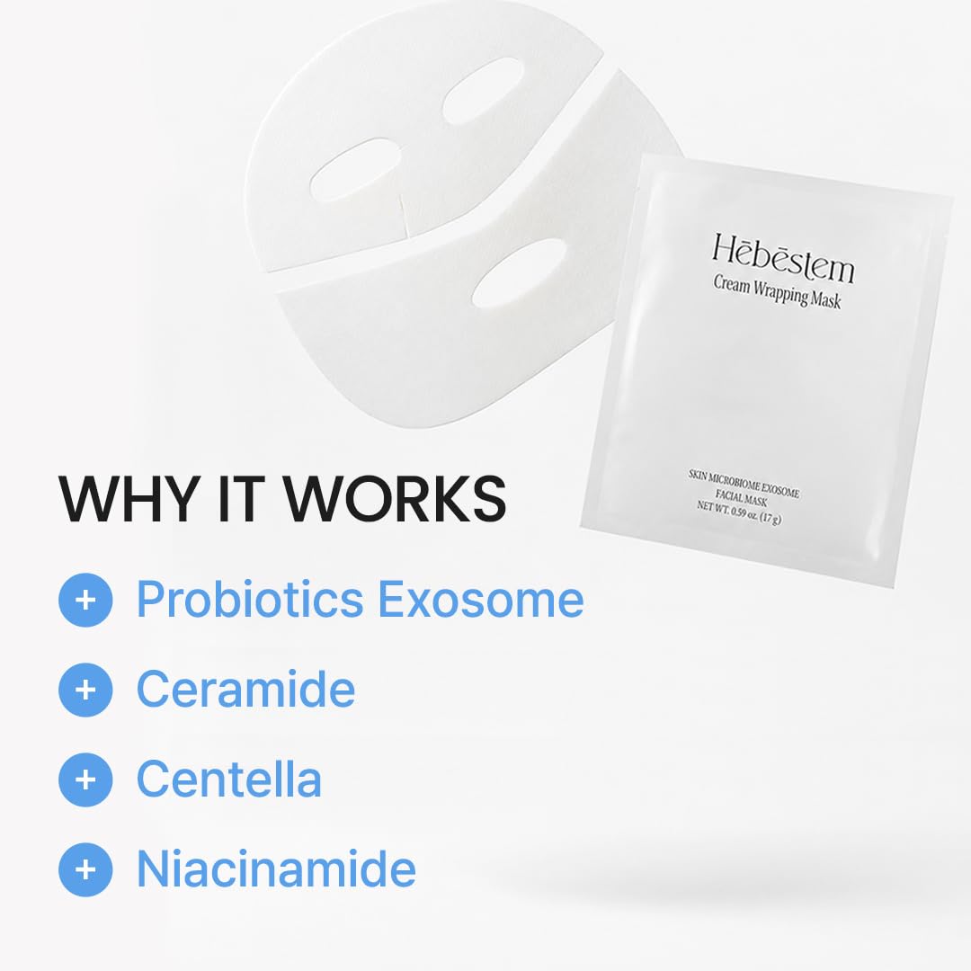 Hebestem mask on model showing snug, comfortable facial fit
