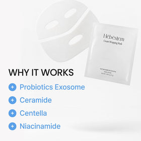 Hebestem mask on model showing snug, comfortable facial fit