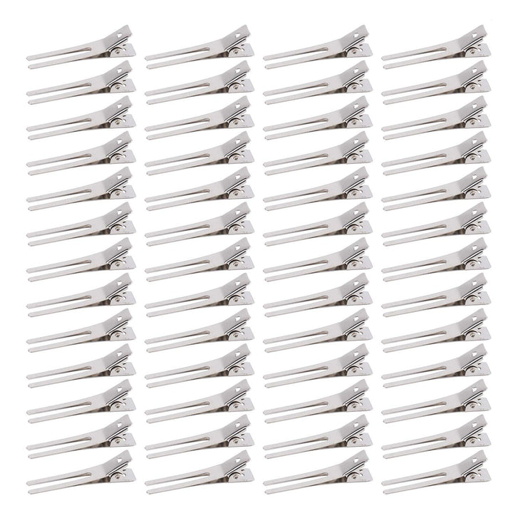 Hedume front pack of 300 metal double prong clips showing quantity and value
