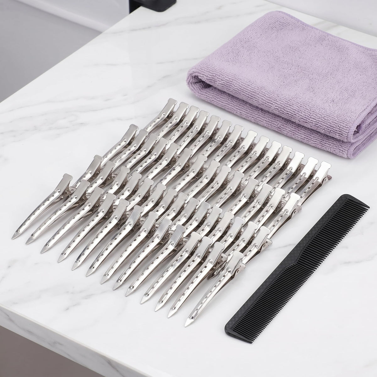 Hedume salon station box display indicating professional supply advantage
