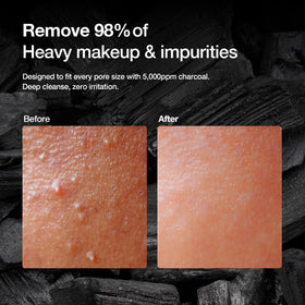 HEEDA close-up label listing hyaluronic acid and ceramide, clarifies ingredient benefits