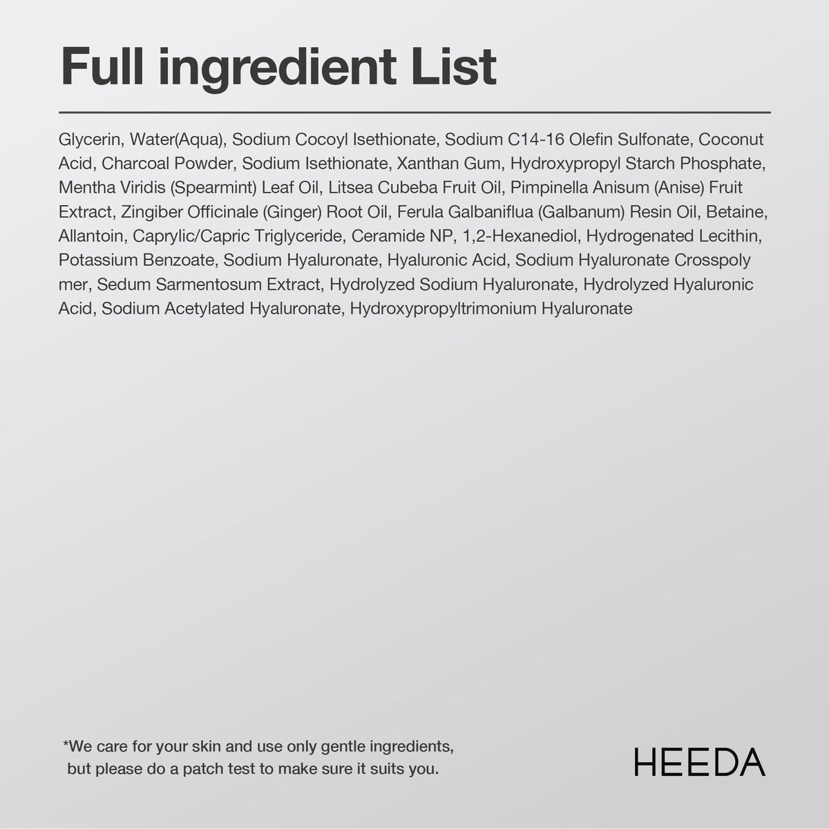 HEEDA in a morning routine setting with plant decor, suggests refreshed radiant skin outcome