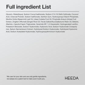 HEEDA in a morning routine setting with plant decor, suggests refreshed radiant skin outcome
