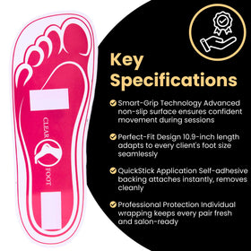 HeeStar foot on pad in use demonstrating protection and comfort