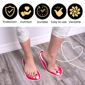 HeeStar pads stuck to client feet during spray tan preventing stains