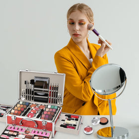 Hegafoo makeup brushes and tools close-up for smooth application
