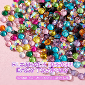 HEIHING rhinestones adhered to a shoe showing custom embellishment and durability