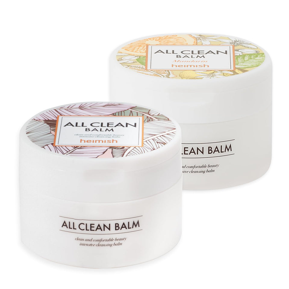 HEIMISH front packaging showing both balm jars and set benefits