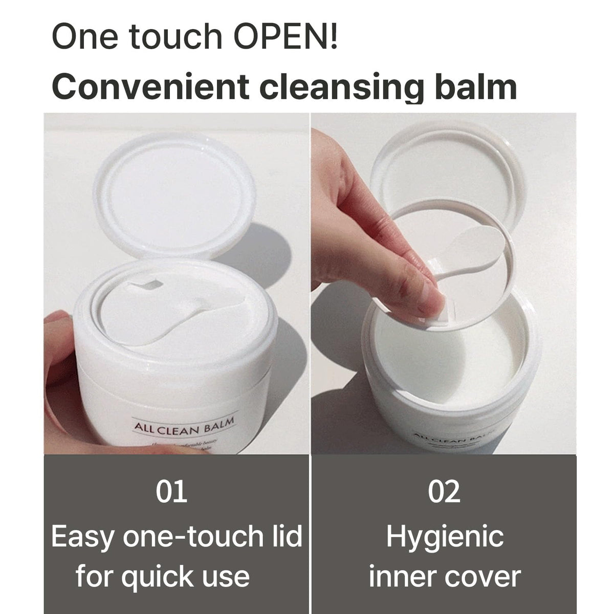 HEIMISH balm on bathroom counter suggesting relaxing cleansing ritual