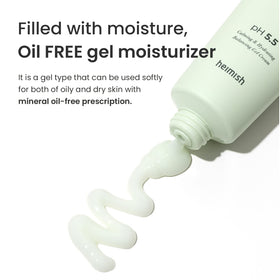 HEIMISH gel on hand demonstrating lightweight non-sticky finish