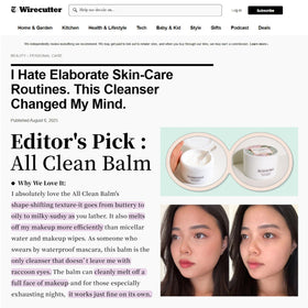 HEIMISH balm on bathroom counter in nighttime routine illustrating relaxing aroma