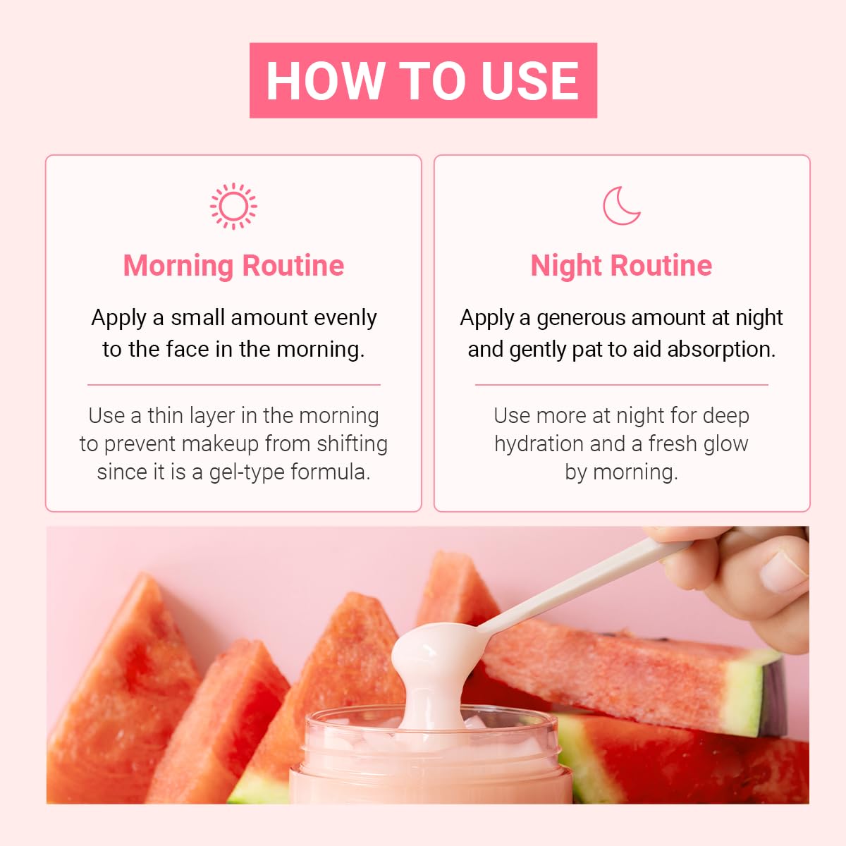 HEIMISH applying thicker layer as overnight mask for restorative moisture