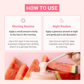 HEIMISH applying thicker layer as overnight mask for restorative moisture