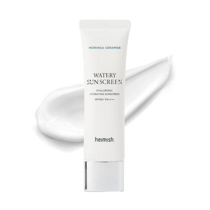 HEIMISH front packaging showing SPF50 protection and hydrating benefits