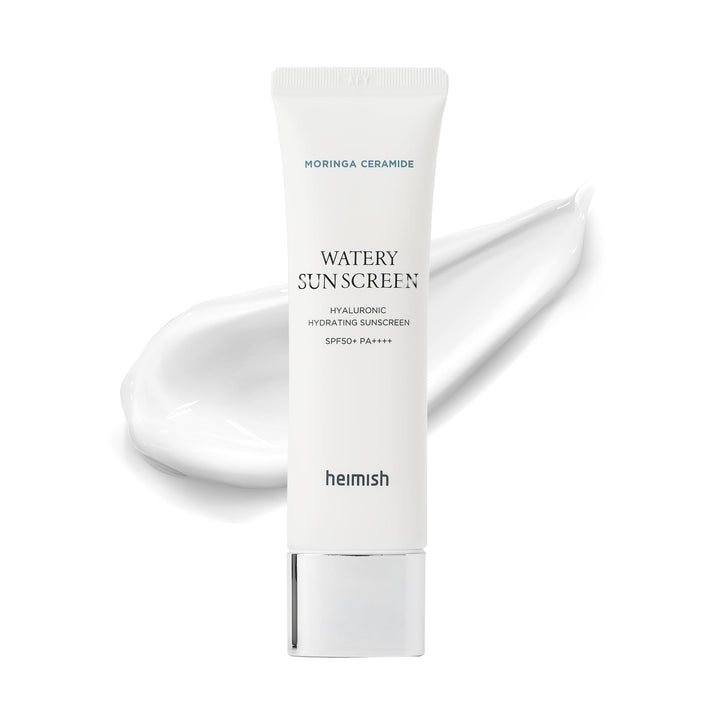 HEIMISH front packaging showing SPF50 protection and hydrating benefits