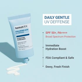 HEIMISH texture close-up illustrating lightweight hydration and smooth finish