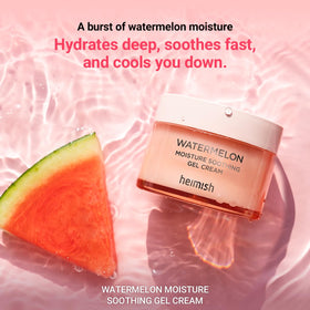 HEIMISH gel-cream texture close-up highlighting lightweight hydration