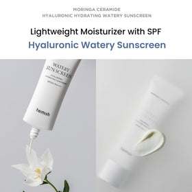 HEIMISH watery texture drop highlighting fast-absorbing hydration