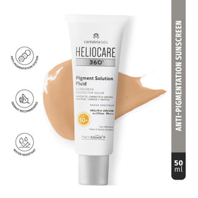 Heliocare fluid texture close-up demonstrating lightweight hydration