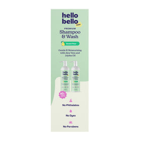Hello Bello in-use during bath with baby demonstrating calming routine