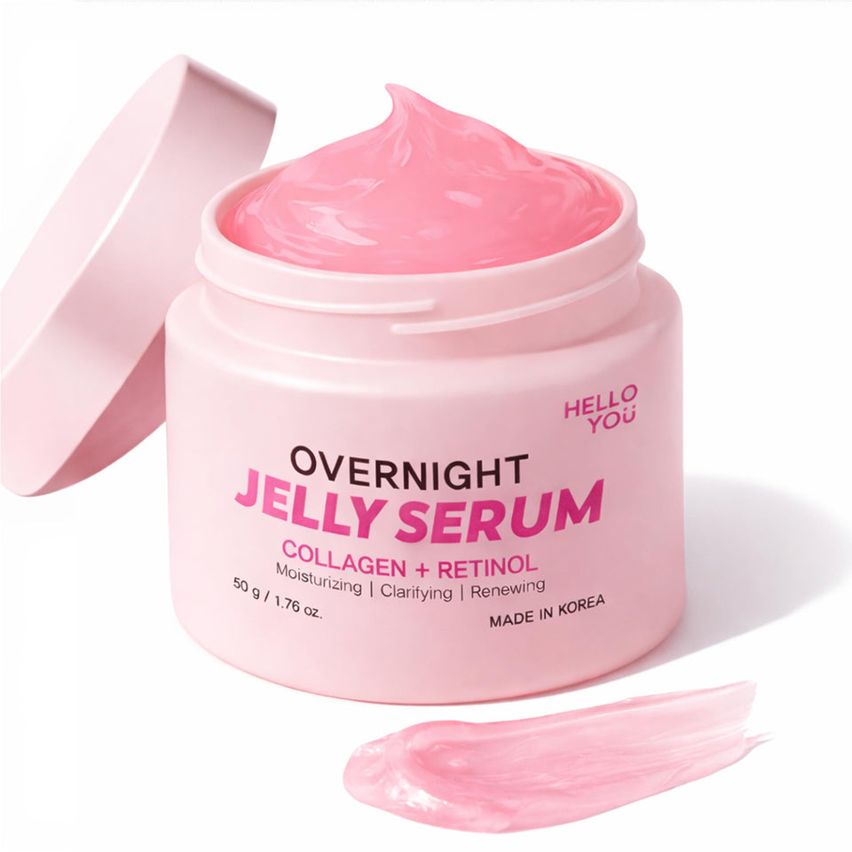 Hello You front packaging showing jar and branding, conveys clean K-beauty benefits