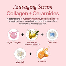 Hello You serum applied on hand demonstrating smoothing, plumping effect