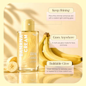 Hello You shimmer on décolletage giving a natural luminous glow