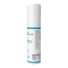 HelloPharmacist cream texture swirl highlighting hyaluronic hydration benefit