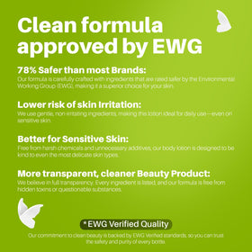 Hemp Heaven applied on forearm showing visible smoother, softer skin benefit